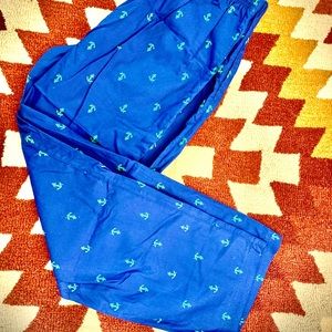 Stafford Anchor Blue Pajama Sleep Pants! NWT!